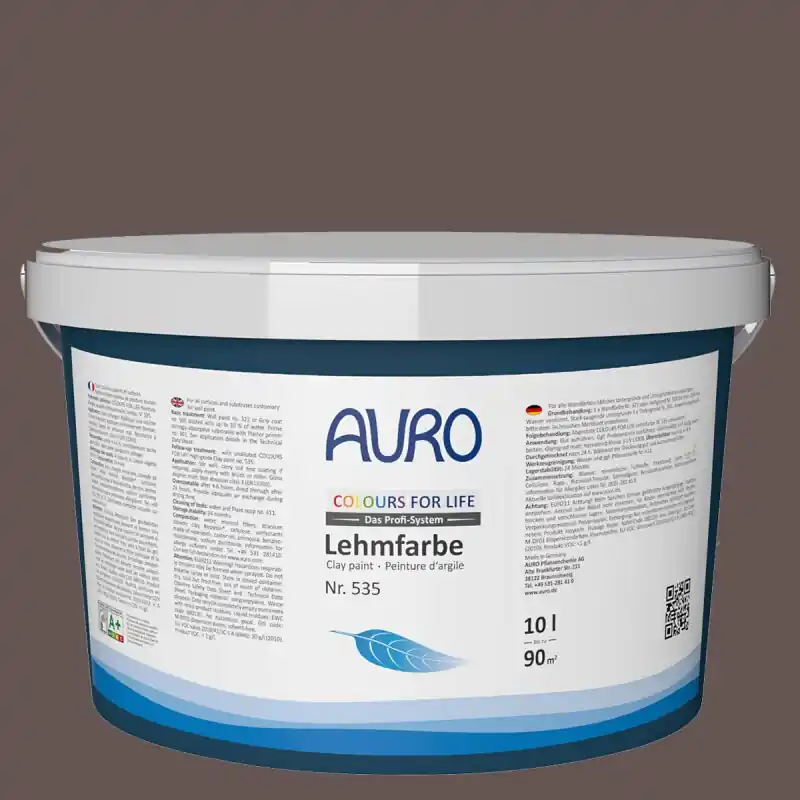Hammerpreis - Auro Profi-Lehmfarbe 535 - Colours for life - mocca