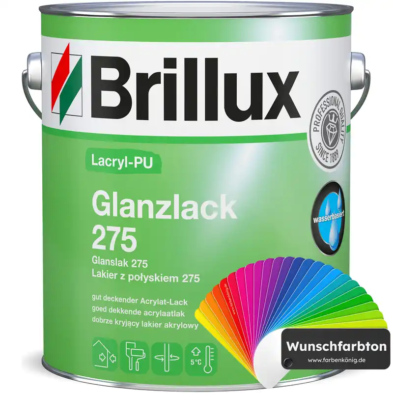 Lacryl-PU Glanzlack 275 (Wunschfarbton) - Werkspreis