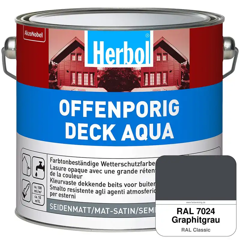 Direkt bestellen | Offenporig-Deck Aqua (RAL 7024 Graphitgrau)